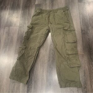 PacSun Olive Green Cargo Pants for Men